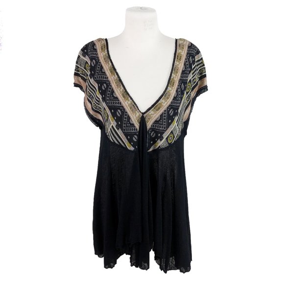 Free People M Medium We Are Golden Tunic Boho - Picture 2 of 7